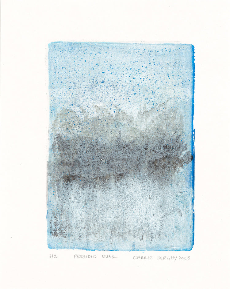 Presidio Dusk" Original Fine Art by Carrie Bergey.