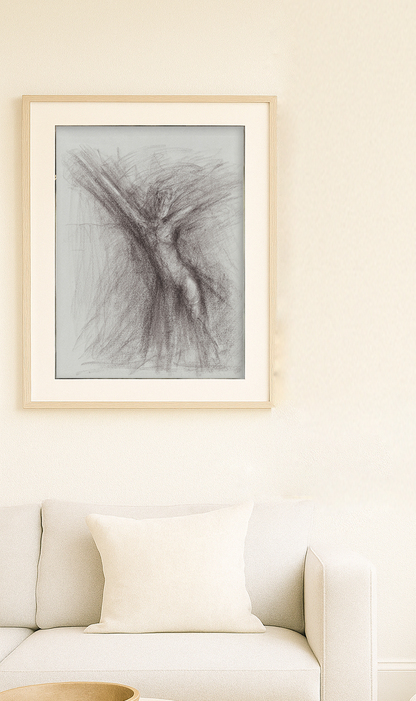 Jump Original Fine Art Drawing | Carrie Bergey