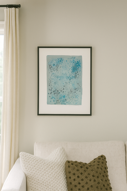 Neuropathic Gems Original Fine Art Monoprint | Carrie Bergey
