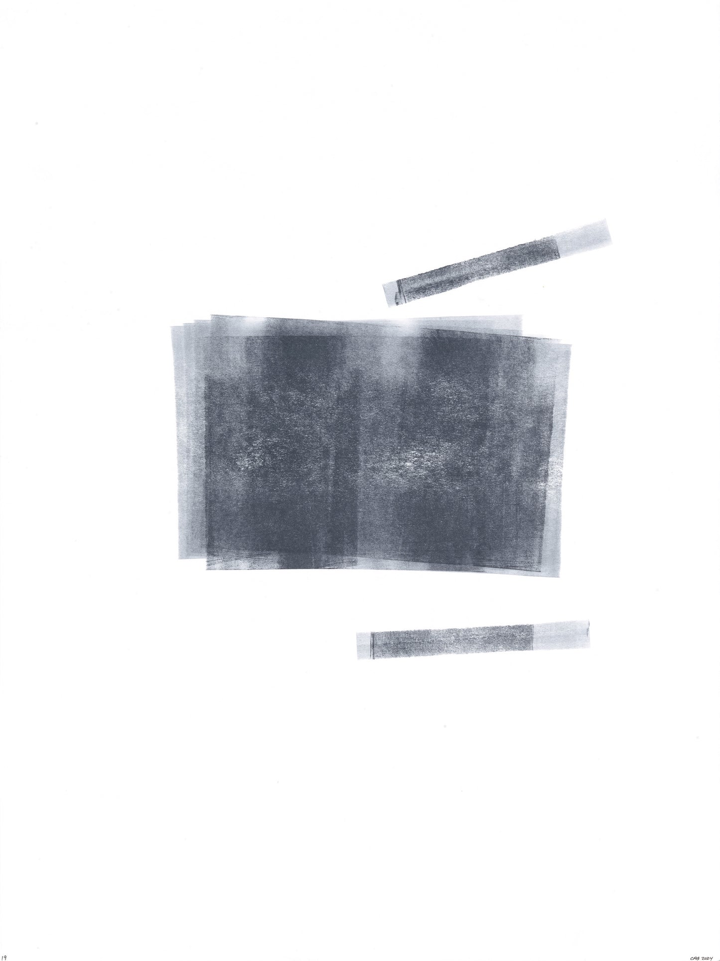 Ink on Paper 17-22 Original Fine Art Painting Hexaptych Collection | Carrie Bergey