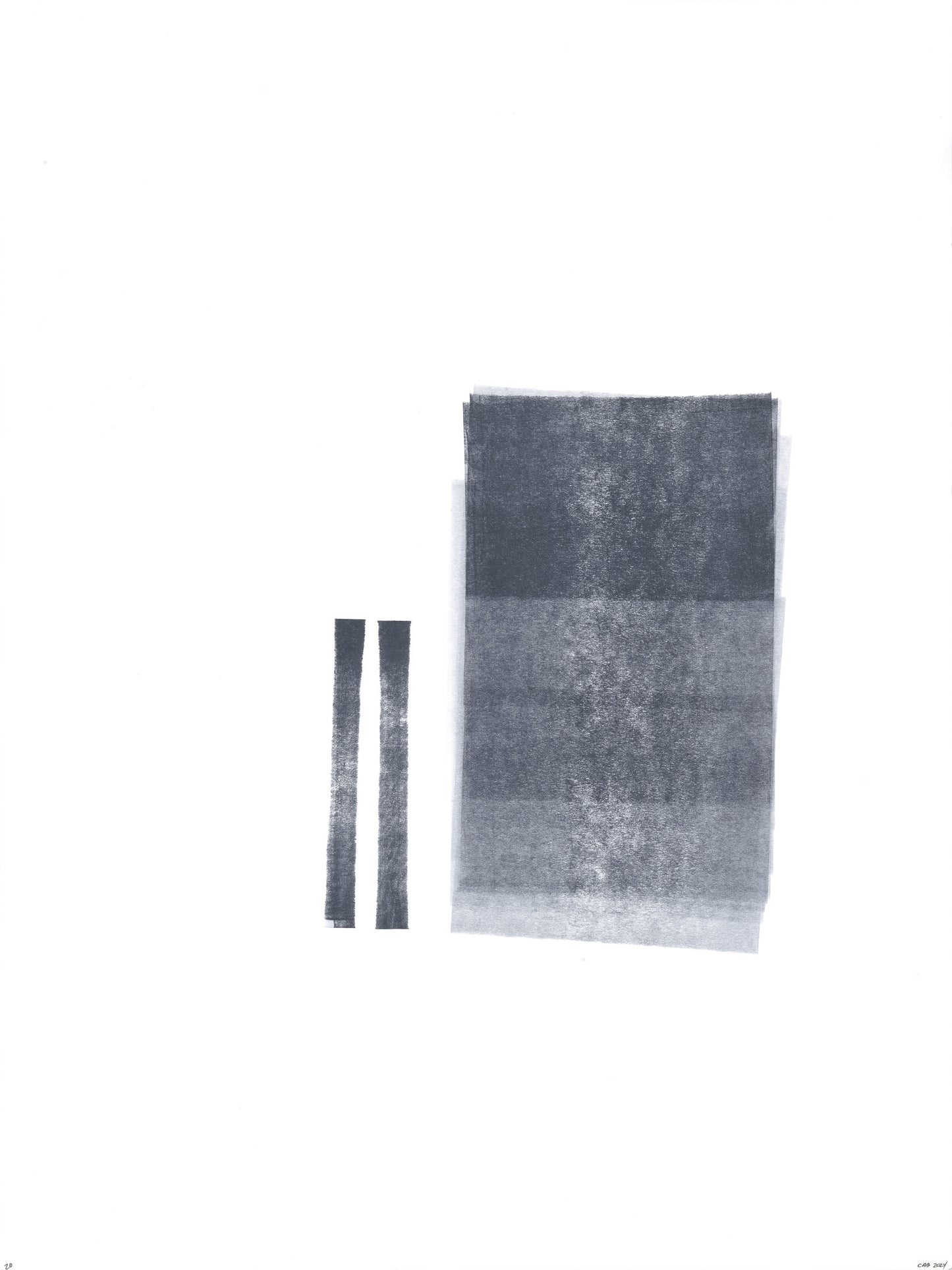 Ink on Paper 17-22 Original Fine Art Painting Hexaptych Collection | Carrie Bergey