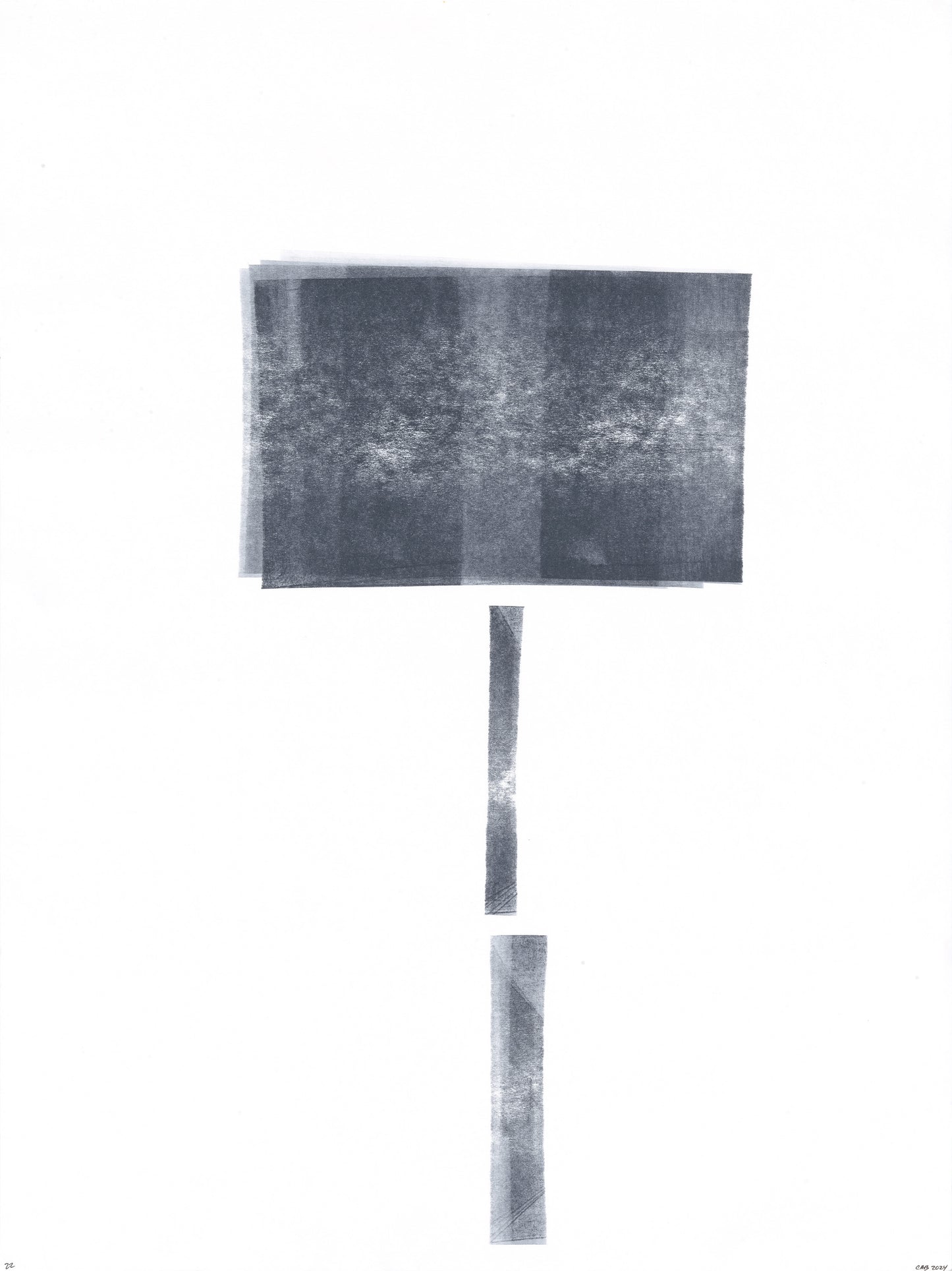 Ink on Paper 17-22 Original Fine Art Painting Hexaptych Collection | Carrie Bergey