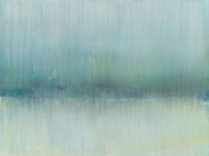 Right panel of Maui 05-06 Original Fine Art Painting by Carrie Bergey, showcasing tranquil hues inspired by Hawaiian landscapes.