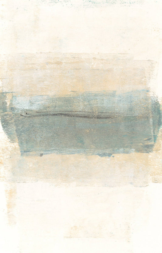 Mesas Original Fine Art Monoprint Diptych Collection by Carrie Bergey displayed in a minimalist living room with neutral decor tones.