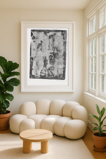 Imprints Original Fine Art Monoprint | Carrie Bergey